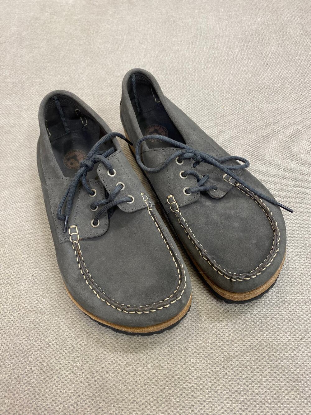 Birkenstock Low Clog Shoe, Laceup, Gray, NWOB, 42 Regular